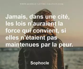 Citation de Sophocle