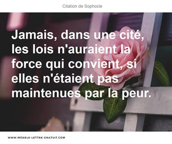 Citations Sophocle