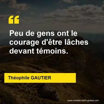 Citation Théophile GAUTIER
