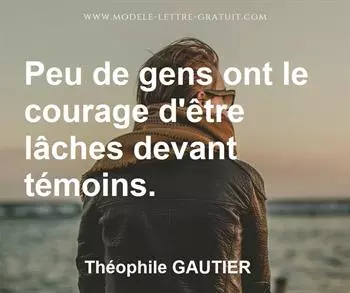 Citation de Théophile GAUTIER