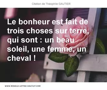Citations Théophile GAUTIER