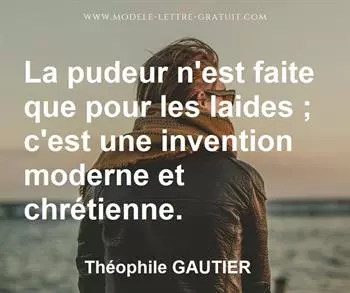 Citation de Théophile GAUTIER
