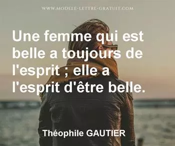 Citation de Théophile GAUTIER