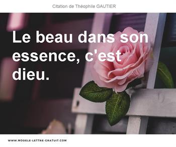 Citations Théophile GAUTIER