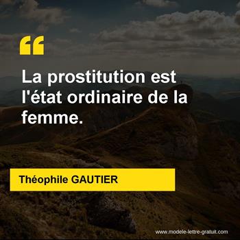 Citation de Théophile GAUTIER