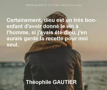 Citation de Théophile GAUTIER
