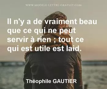 Citation de Théophile GAUTIER