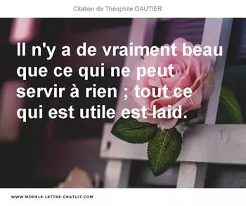 Citations Théophile GAUTIER