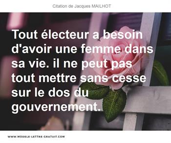 Citations Jacques MAILHOT