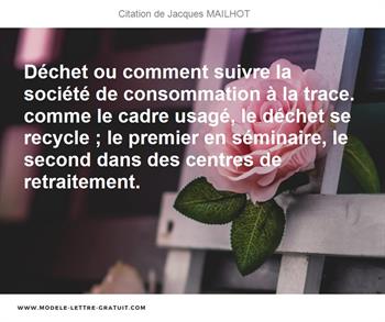Citations Jacques MAILHOT
