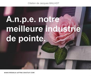 Citations Jacques MAILHOT