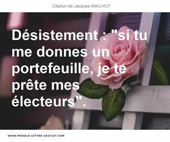 Citations Jacques MAILHOT