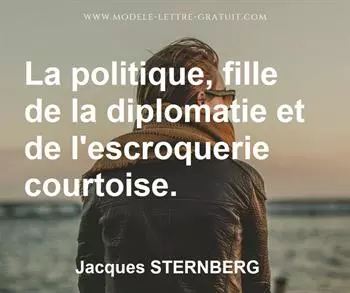 Citation de Jacques STERNBERG