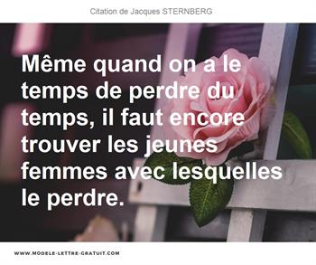 Citations Jacques STERNBERG