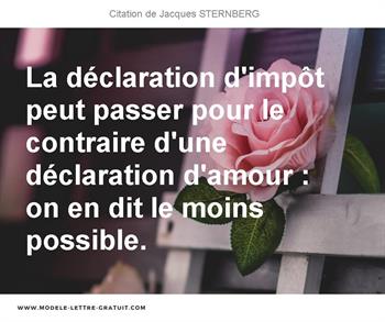 Citations Jacques STERNBERG