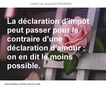 Citations Jacques STERNBERG