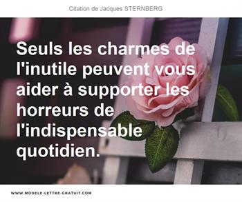 Citations Jacques STERNBERG