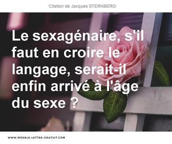 Citations Jacques STERNBERG