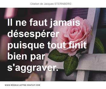 Citations Jacques STERNBERG