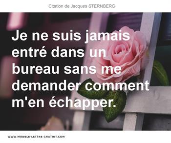 Citations Jacques STERNBERG