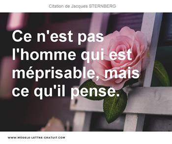 Citations Jacques STERNBERG