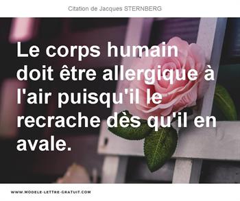Citations Jacques STERNBERG