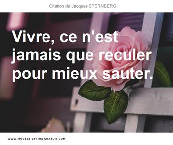 Citations Jacques STERNBERG