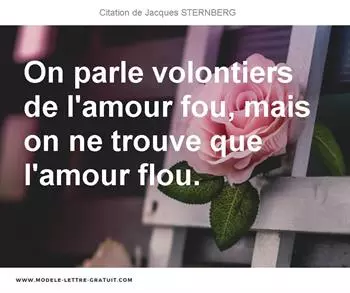 Citations Jacques STERNBERG