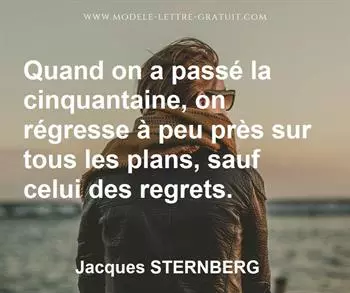 Citation de Jacques STERNBERG
