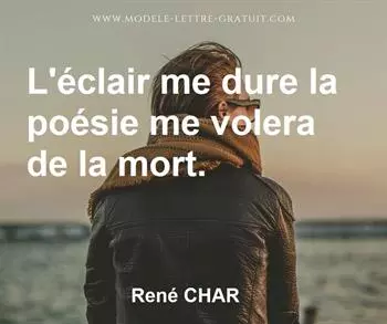 Citation de René CHAR