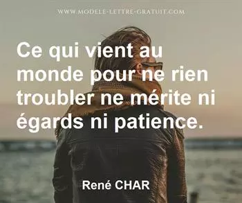 Citation de René CHAR