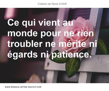 Citations René CHAR