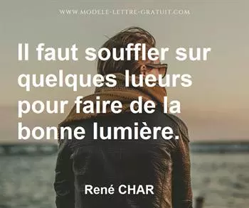Citation de René CHAR