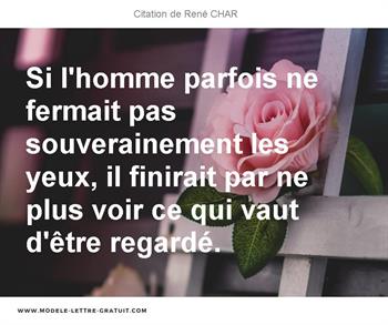 Citations René CHAR