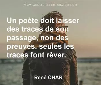 Citation de René CHAR