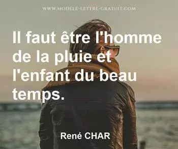 Citation de René CHAR