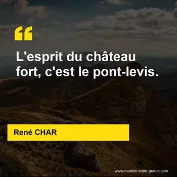 Citation René CHAR