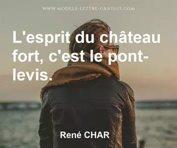 Citation de René CHAR