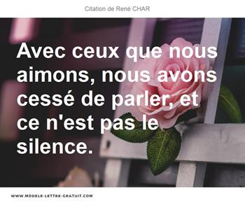 Citations René CHAR