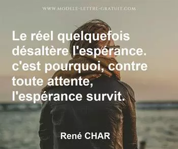 Citation de René CHAR