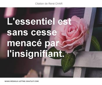 Citations René CHAR