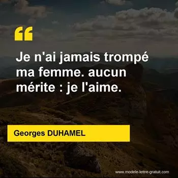 Citation Georges DUHAMEL