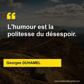 Citations Georges DUHAMEL