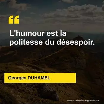 Citation Georges DUHAMEL