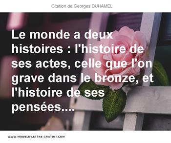 Citations Georges DUHAMEL