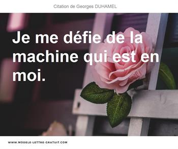 Citations Georges DUHAMEL
