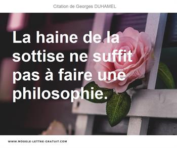 Citations Georges DUHAMEL