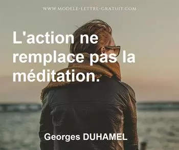 Citation de Georges DUHAMEL