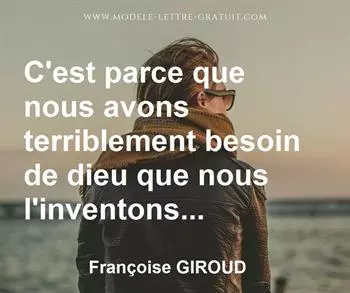 Citation de Françoise GIROUD