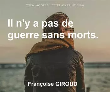 Citation de Françoise GIROUD